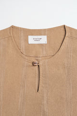 Detak Modern Fit Long Sleeves Top -  Khaki
