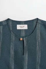 Detak Modern Fit Long Sleeves Top -  Dark Green