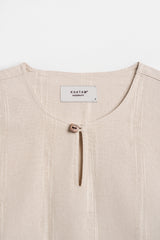 Detak Modern Fit Long Sleeves Top - Beige