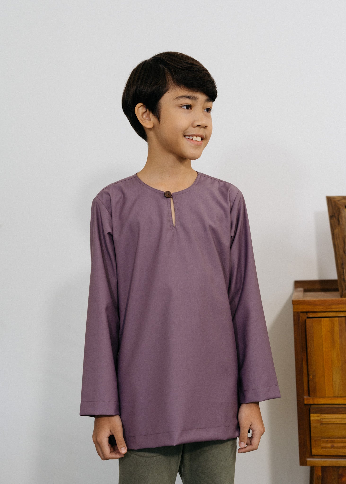 Patawali Boys Top - Dusty Lilac