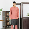 Patawali Baju Melayu Teluk Belanga Rosewood Pink