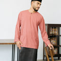 Patawali Baju Melayu Teluk Belanga Rosewood Pink