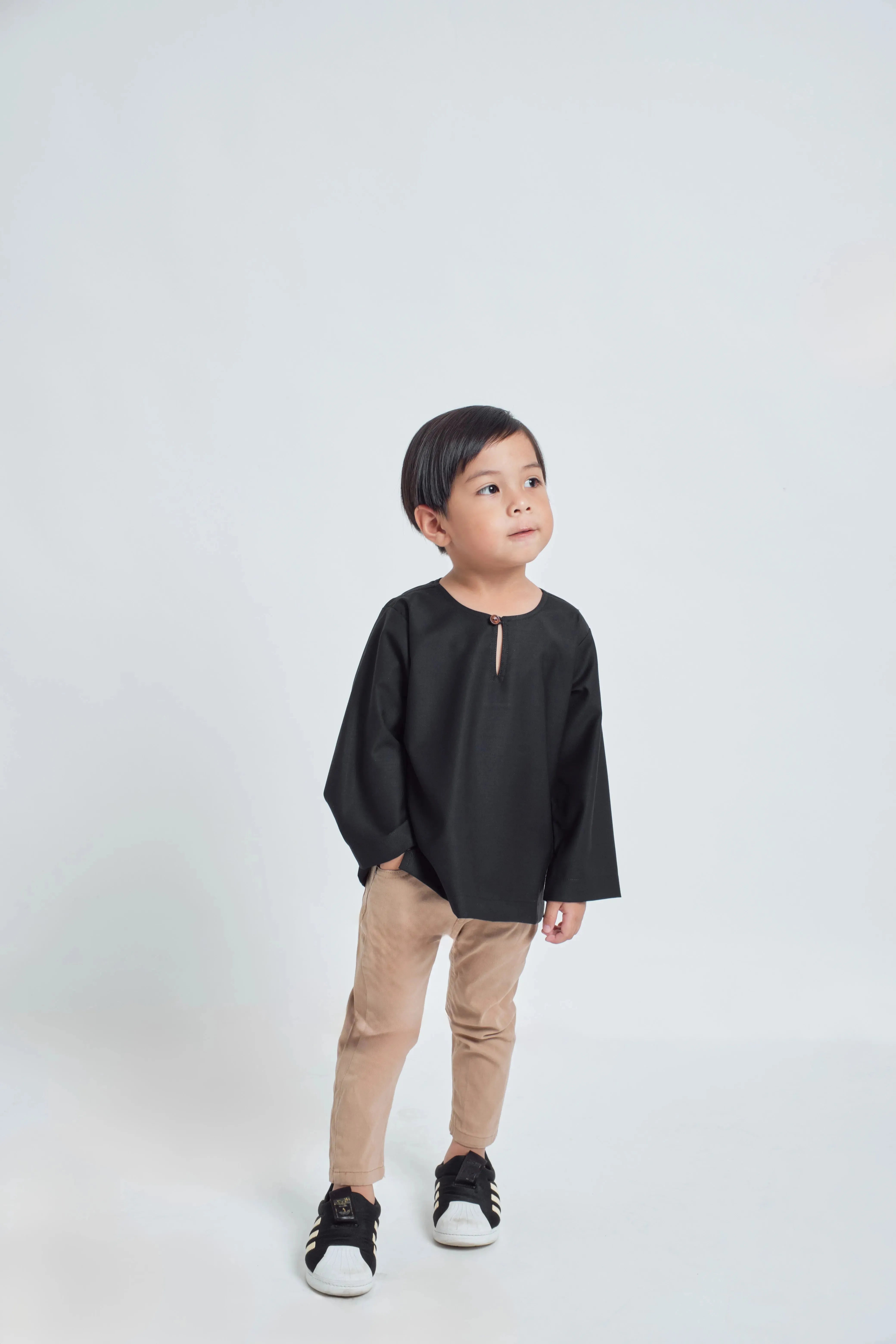 Patawali Boys Top - Opal Black