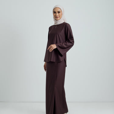 Patawali Baju Kurung - Dark Chocolate