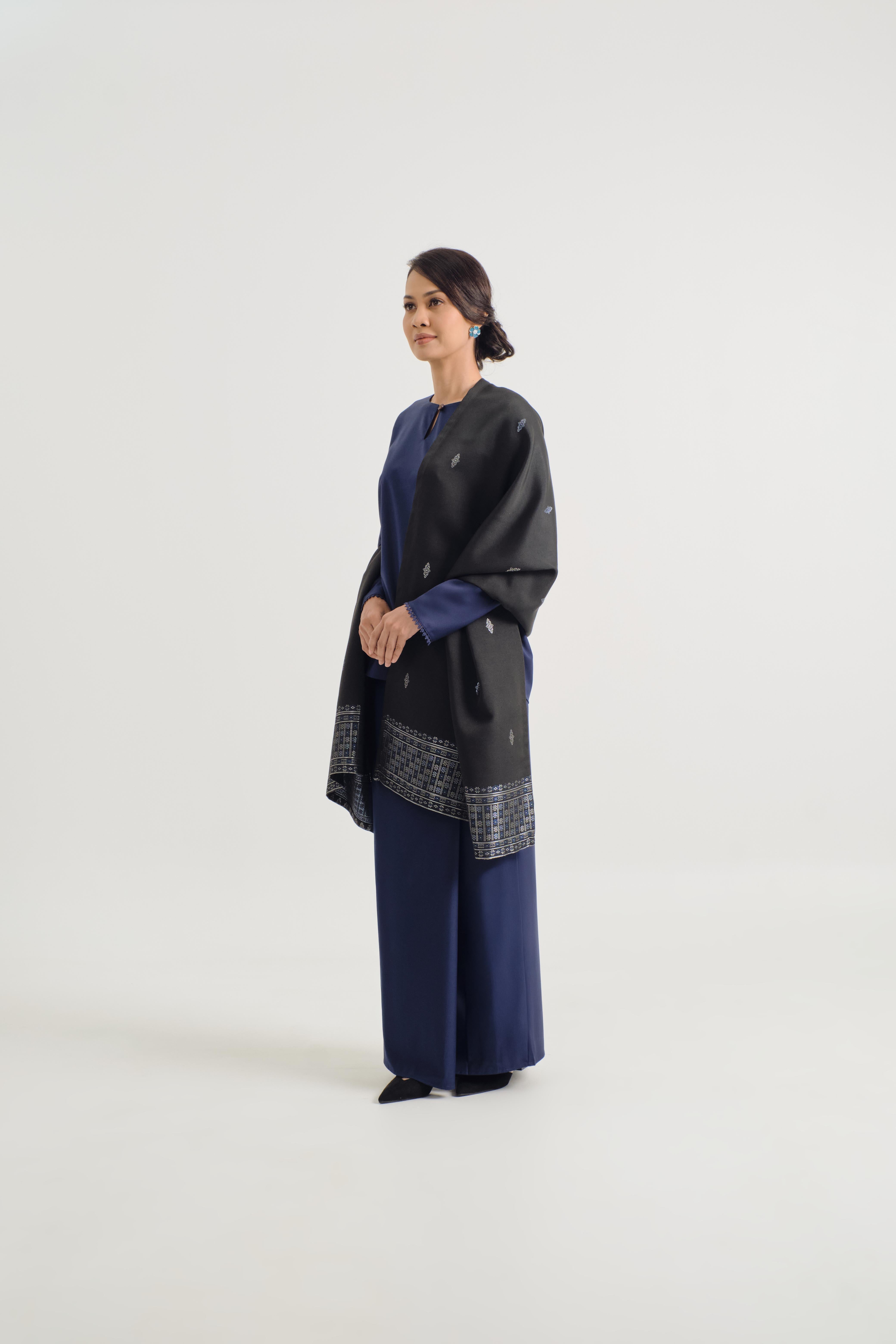 Patawali Baju Kurung - Dark Navy