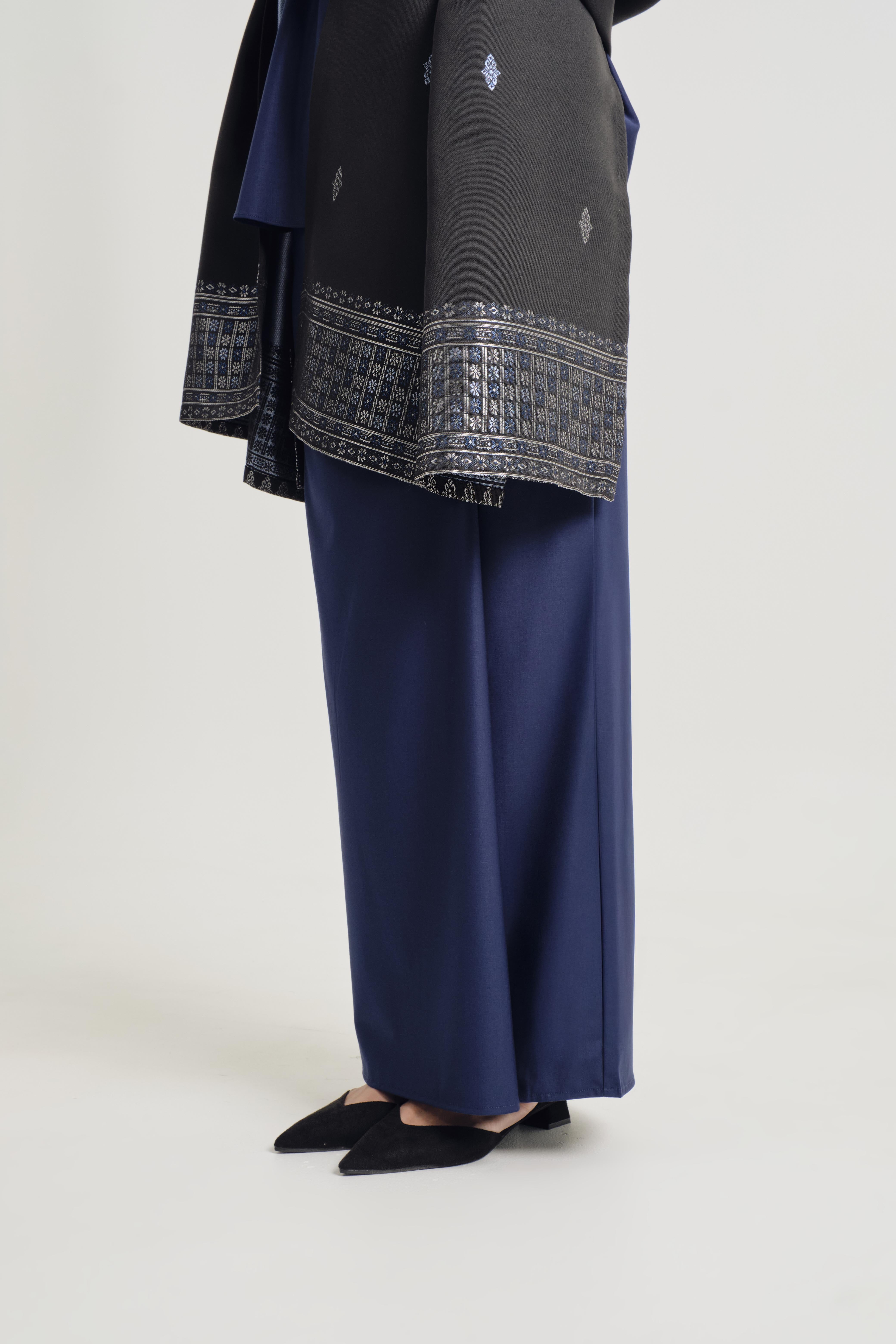 Patawali Baju Kurung - Dark Navy