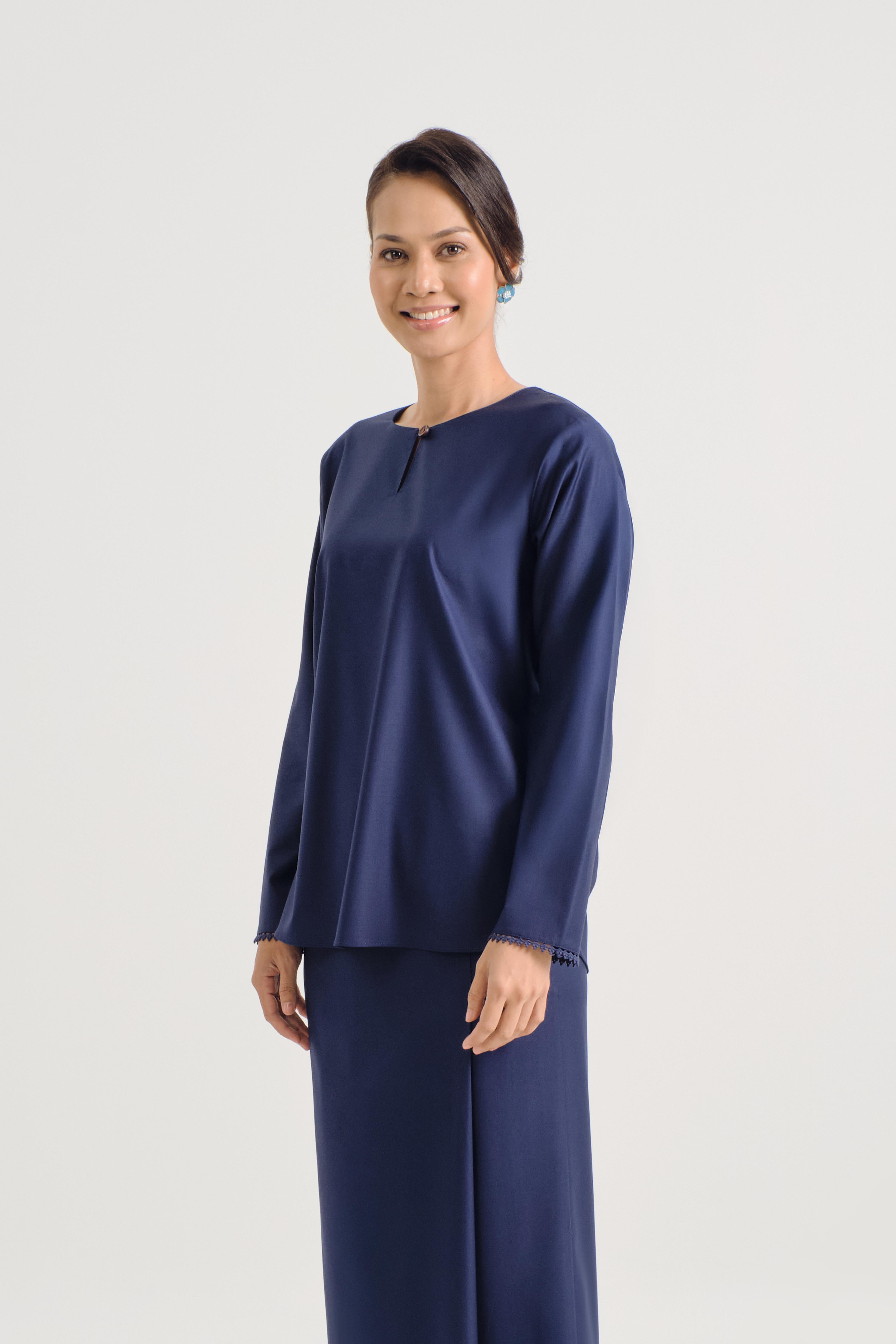 Patawali Baju Kurung - Dark Navy