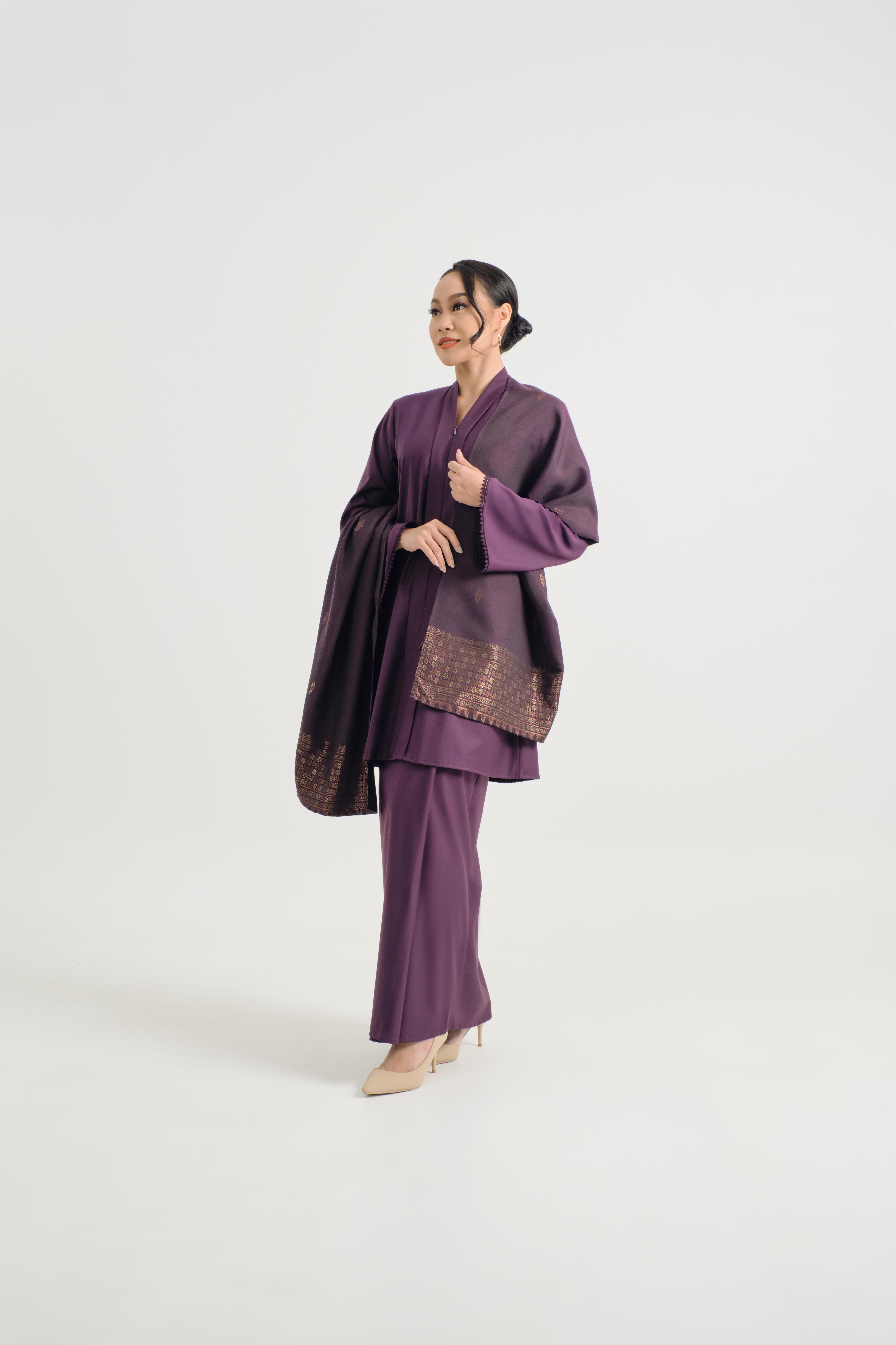 Patawali Baju Kebaya - Dark Purple