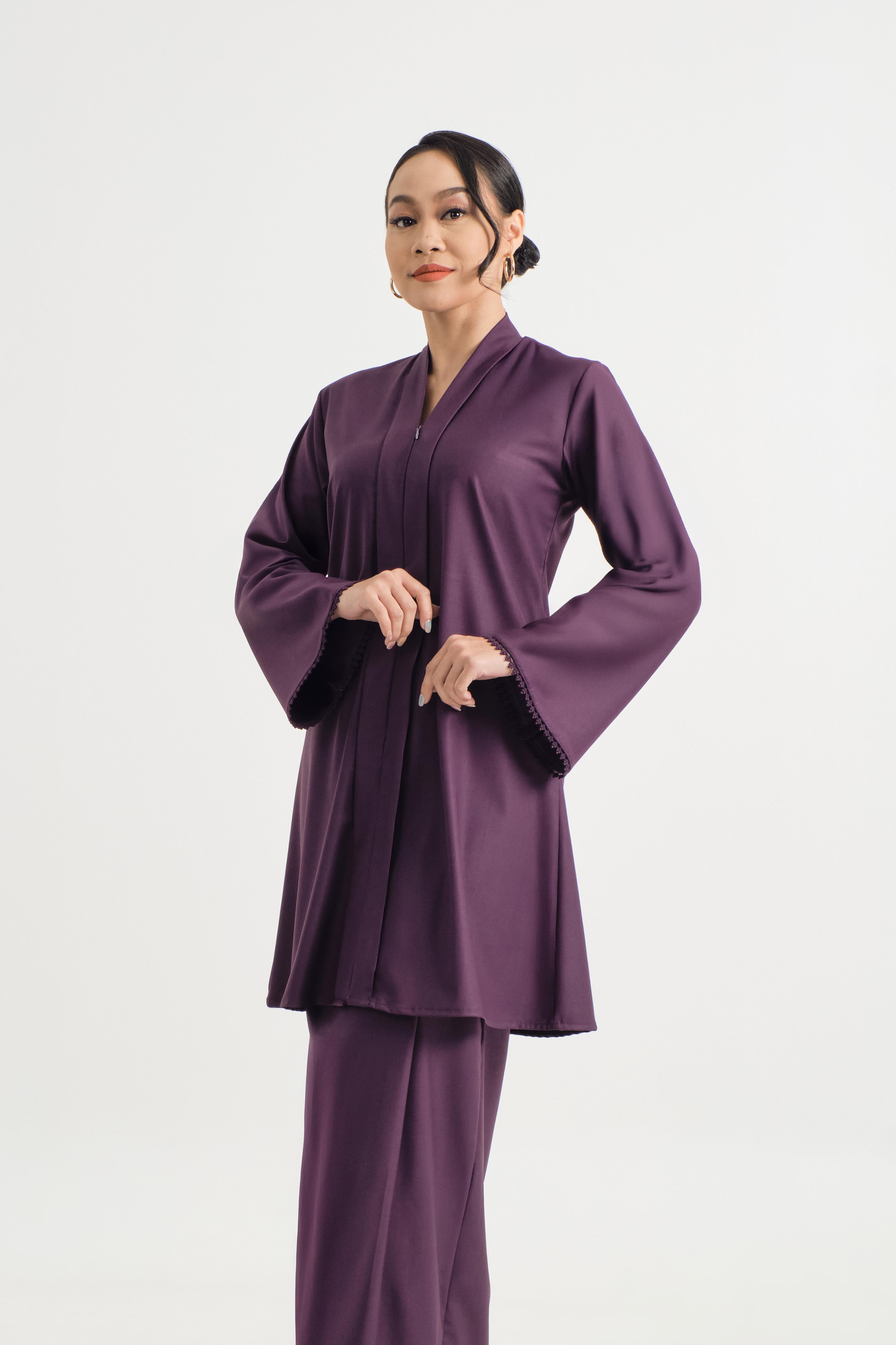 Patawali Baju Kebaya - Dark Purple