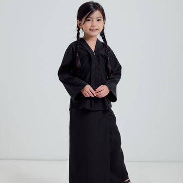 Patawali Girl Kebaya - Deep Black