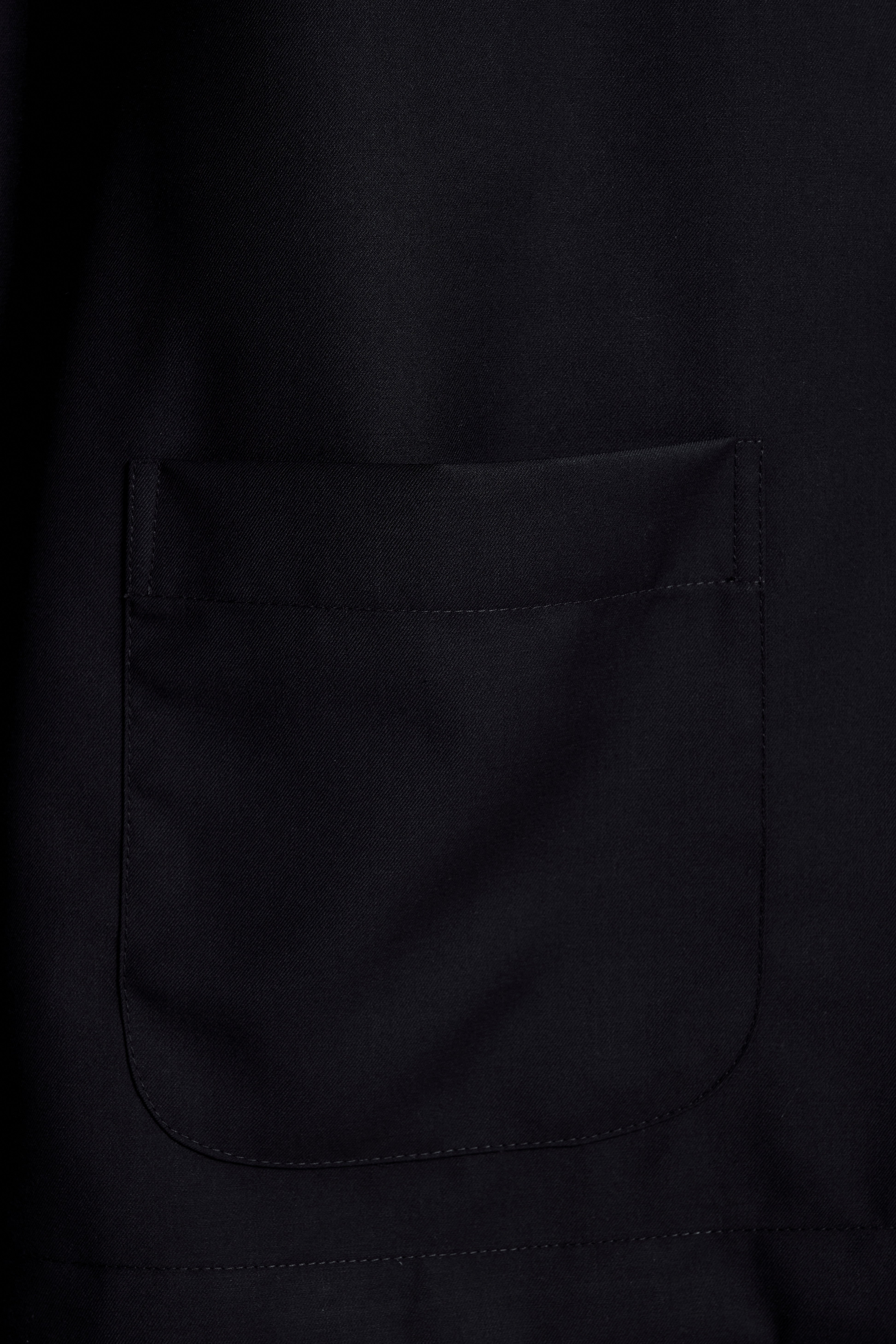 Patawali Modern Fit Baju Melayu Teluk Belanga - Deep Black