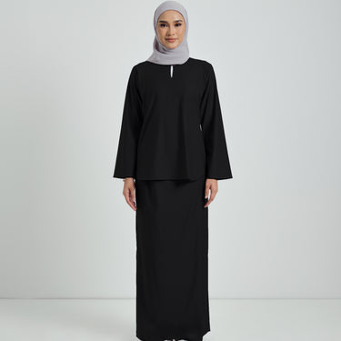 Patawali Baju Kurung - Deep Black