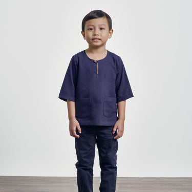 Nadim Boys Top - Deep Plum