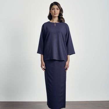 Nadim Baju Kurung - Deep Plum