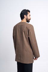 Detak Modern Fit Long Sleeves Top -  Dusty Olive