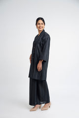 Detak Women Baju Belah -  Black