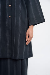 Detak Women Baju Belah -  Black