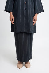 Detak Women Baju Belah -  Black