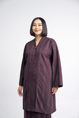 Detak Women Baju Belah -  Burgundy
