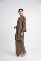 Detak Women Baju Belah -  Dusty Olive