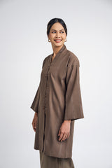 Detak Women Baju Belah -  Dusty Olive