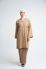 Detak Women Baju Belah -  Khaki
