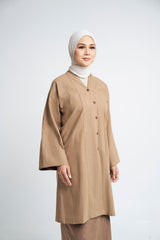 Detak Women Baju Belah -  Khaki