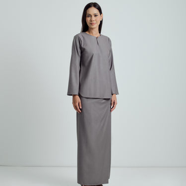 Patawali Baju Kurung - Dim Grey