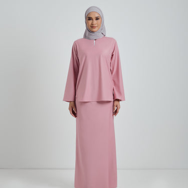 Patawali Baju Kurung - Dusty Pink