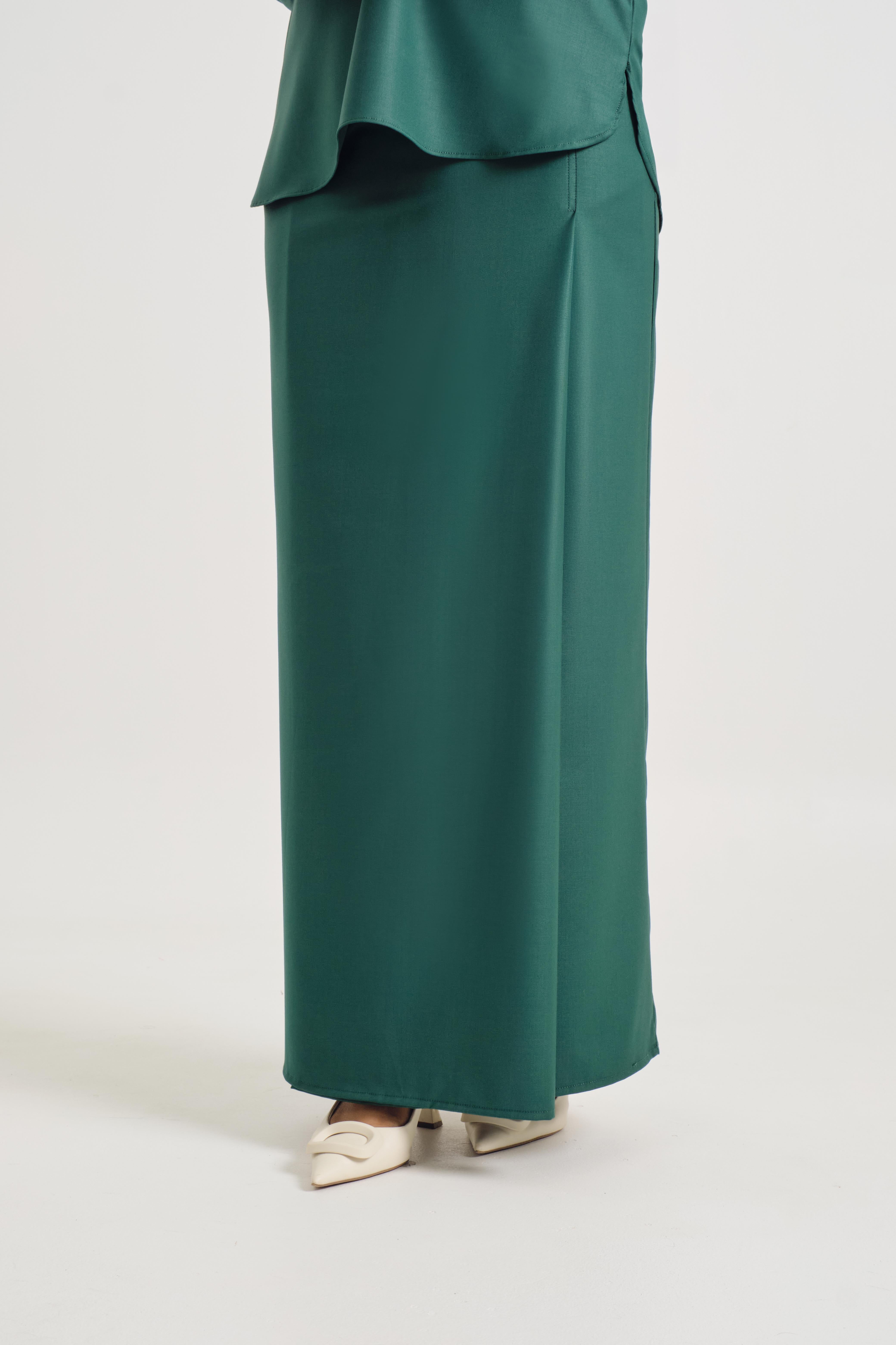 Patawali Baju Kurung - Emerald Green