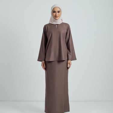 Patawali Baju Kurung - Espresso