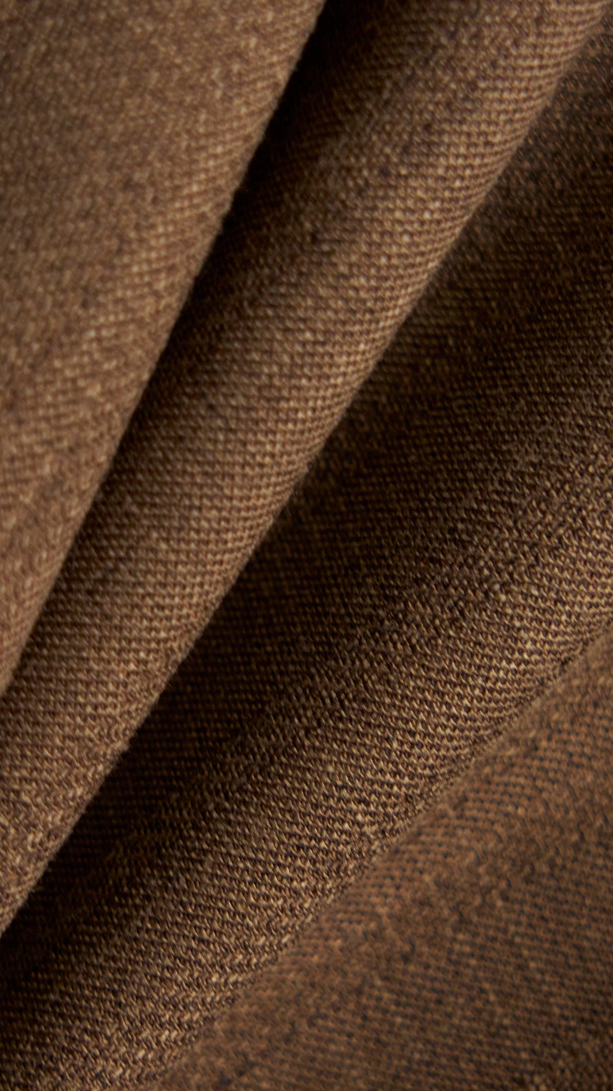 Tasor Modern Fit Collared Top - Dark Brown