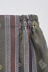 Boys Samping Galur Kelopak - Hijau Coklat