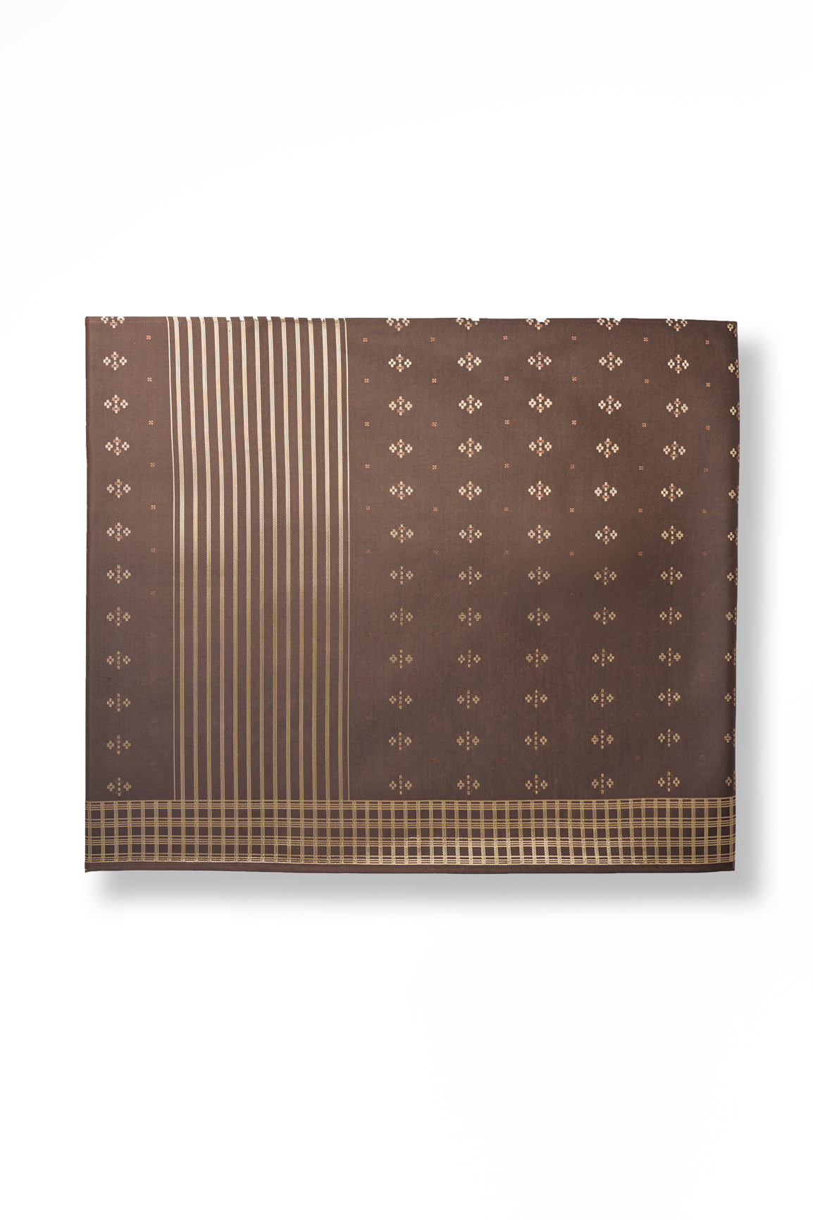 Samping Galur Cengkih - Coklat Emas