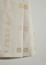 Boys Samping Kembang Anakan Mawar - Gold Beige