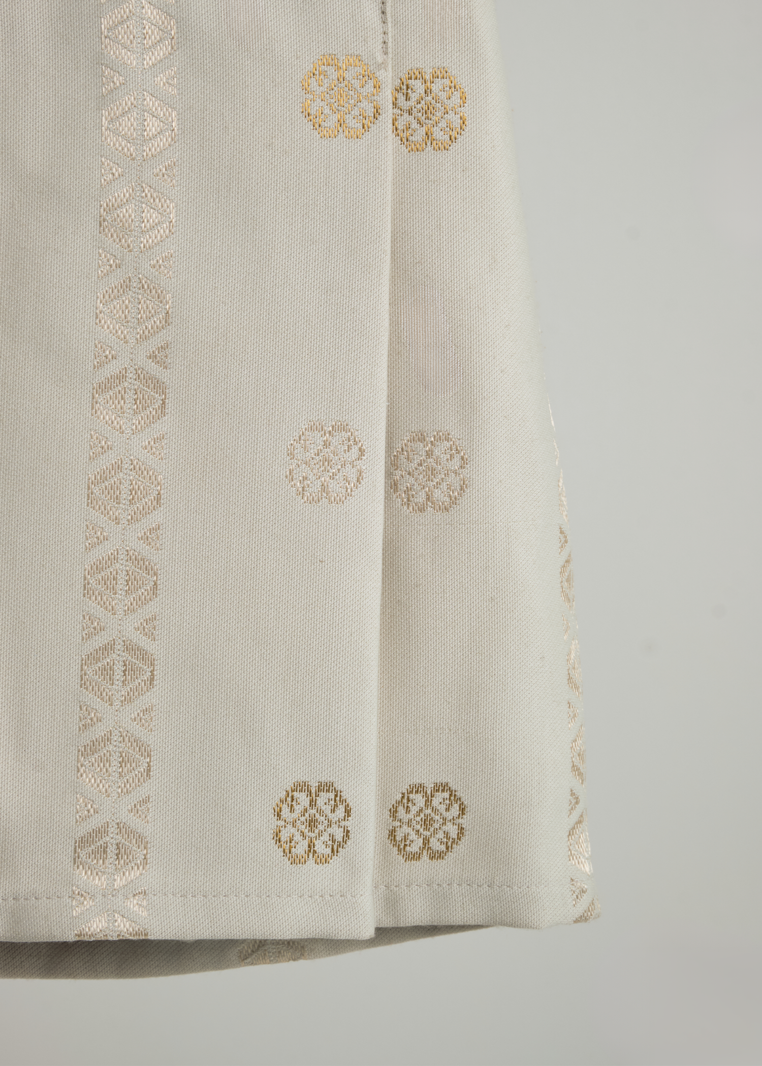 Boys Samping Kembang Anakan Mawar - Gold Beige