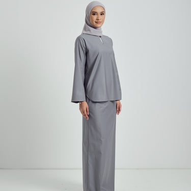 Patawali Baju Kurung - Grey