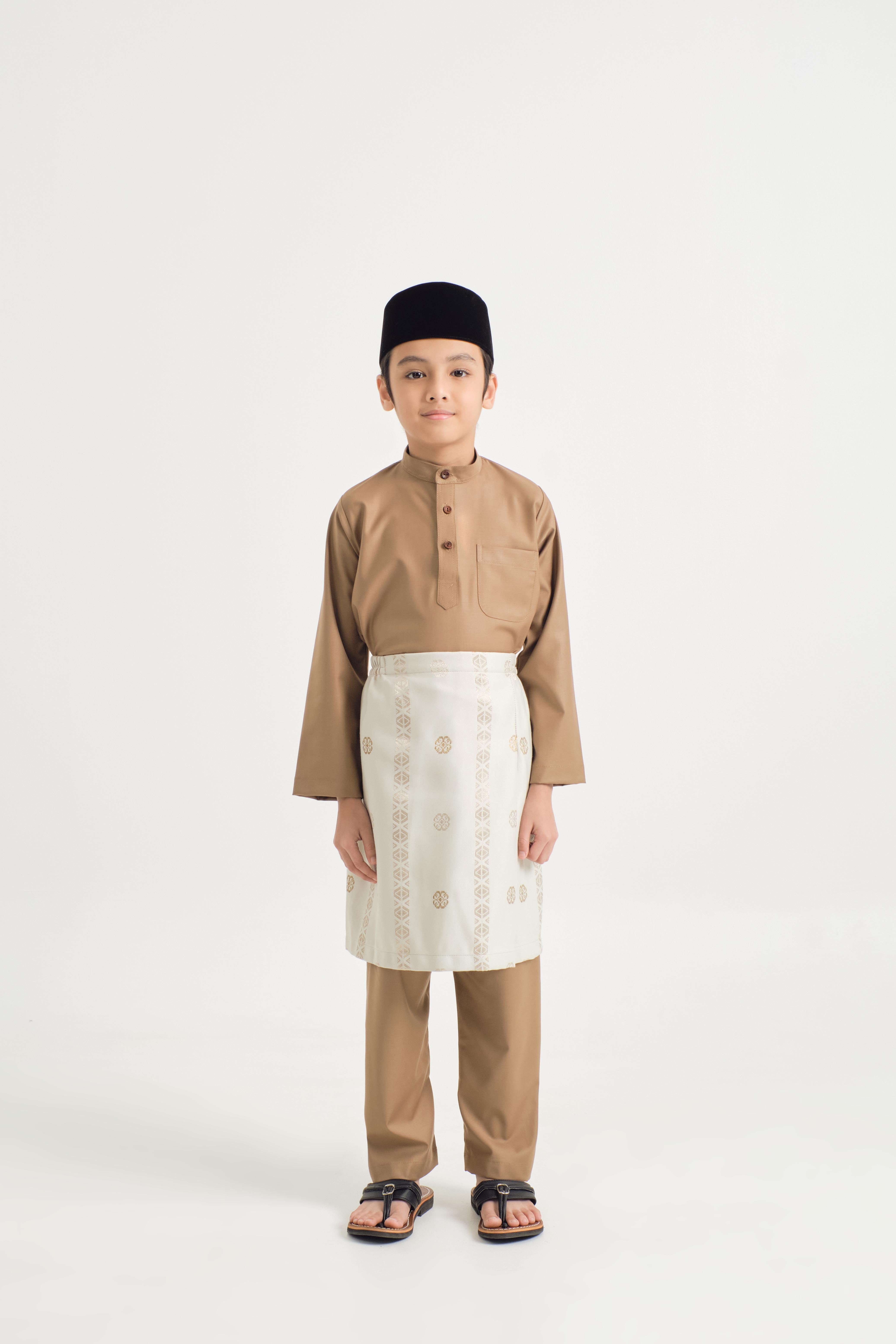 Patawali Boys Baju Melayu Cekak Musang - Hazel Brown