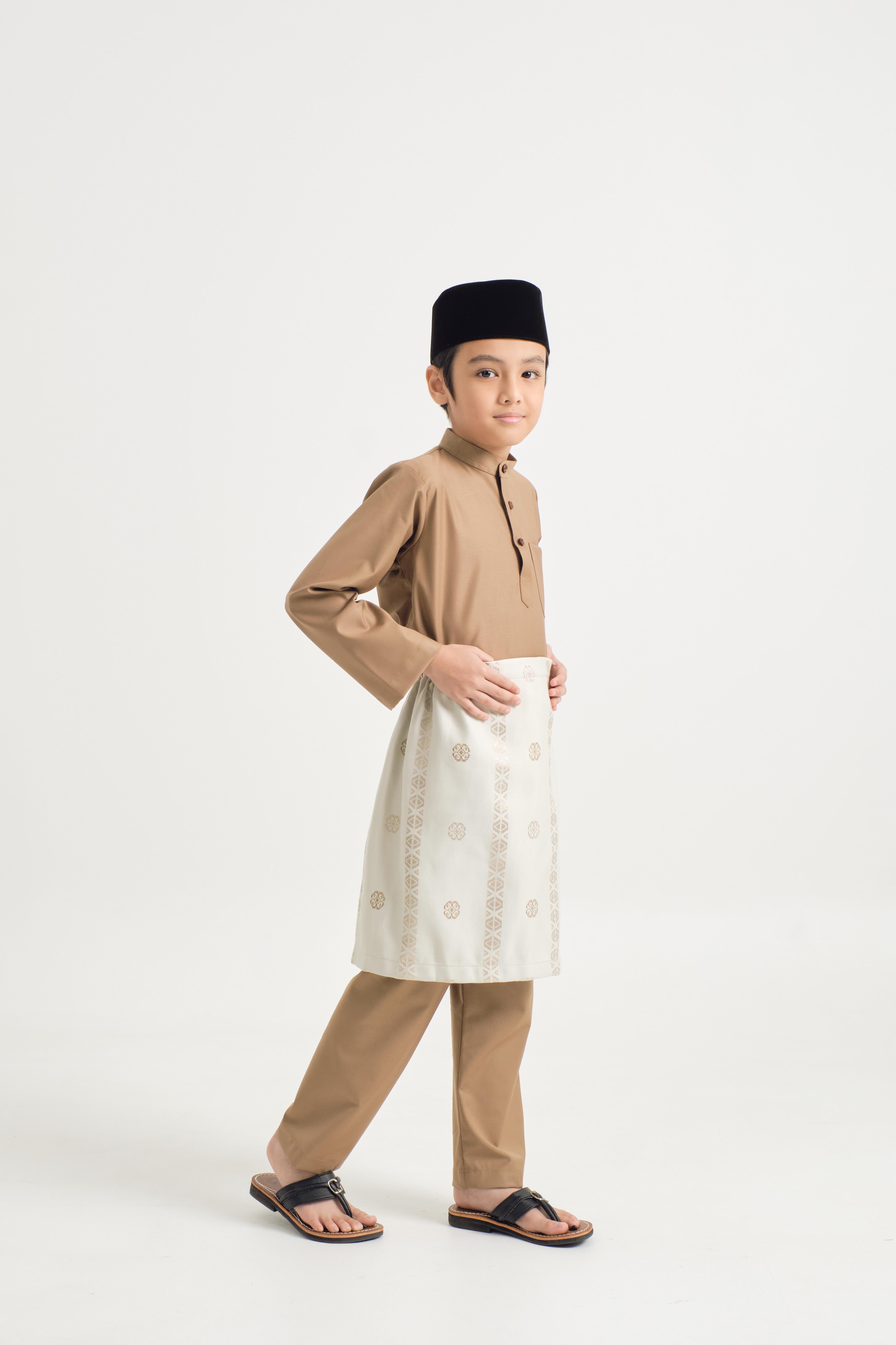 Patawali Boys Baju Melayu Cekak Musang - Hazel Brown