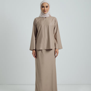 Patawali Baju Kurung - Hazelnut