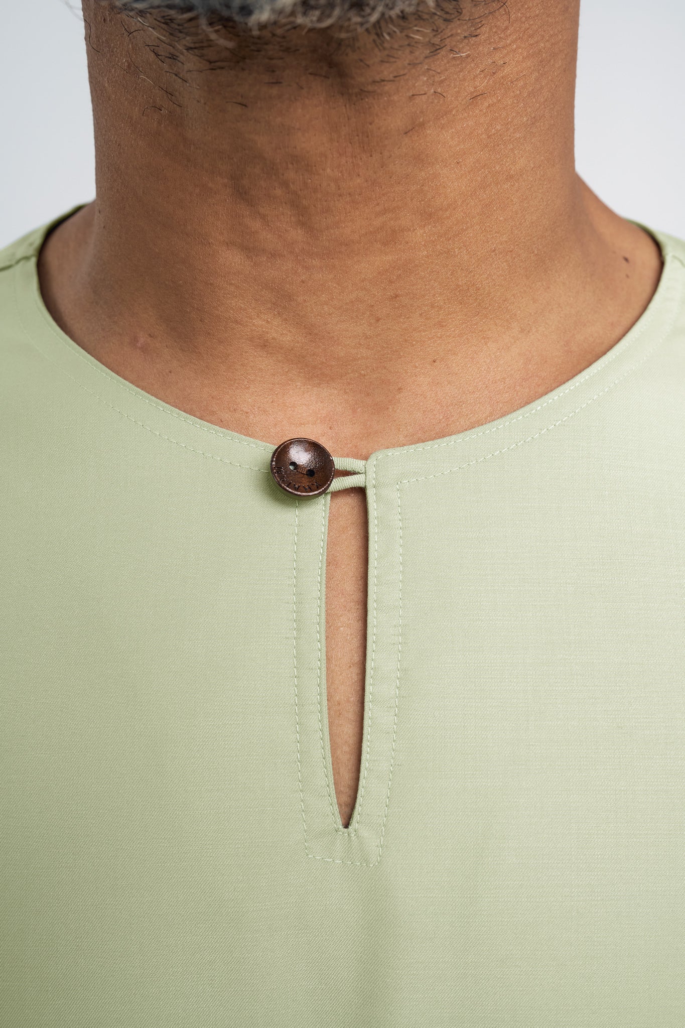 Patawali Modern Fit Baju Melayu Teluk Belanga - Honeydew