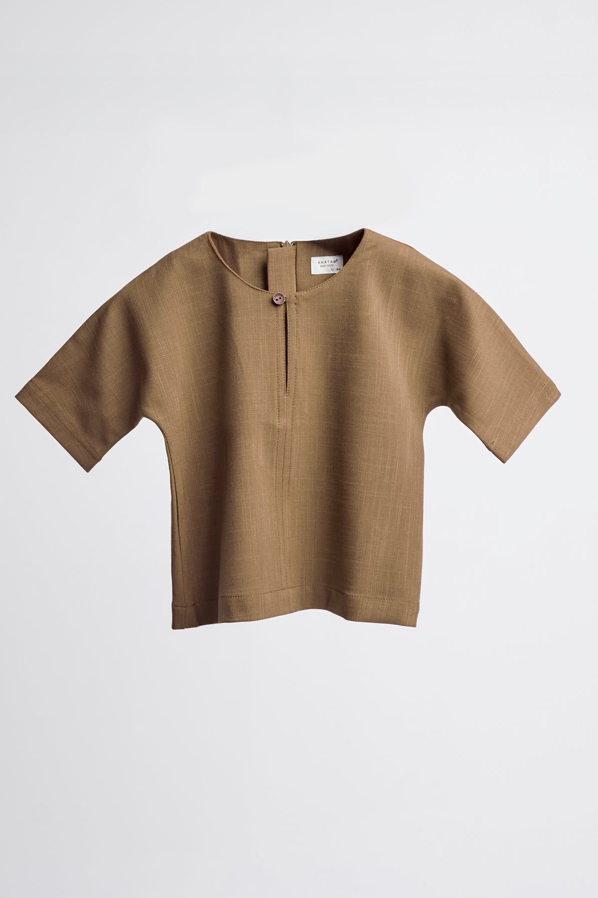 Kemudi Baby Boy Top - Olive