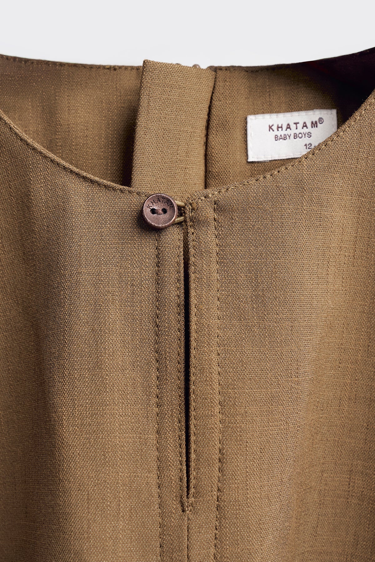 Kemudi Baby Boy Top - Olive