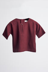 Kemudi Baby Boy Top - Red