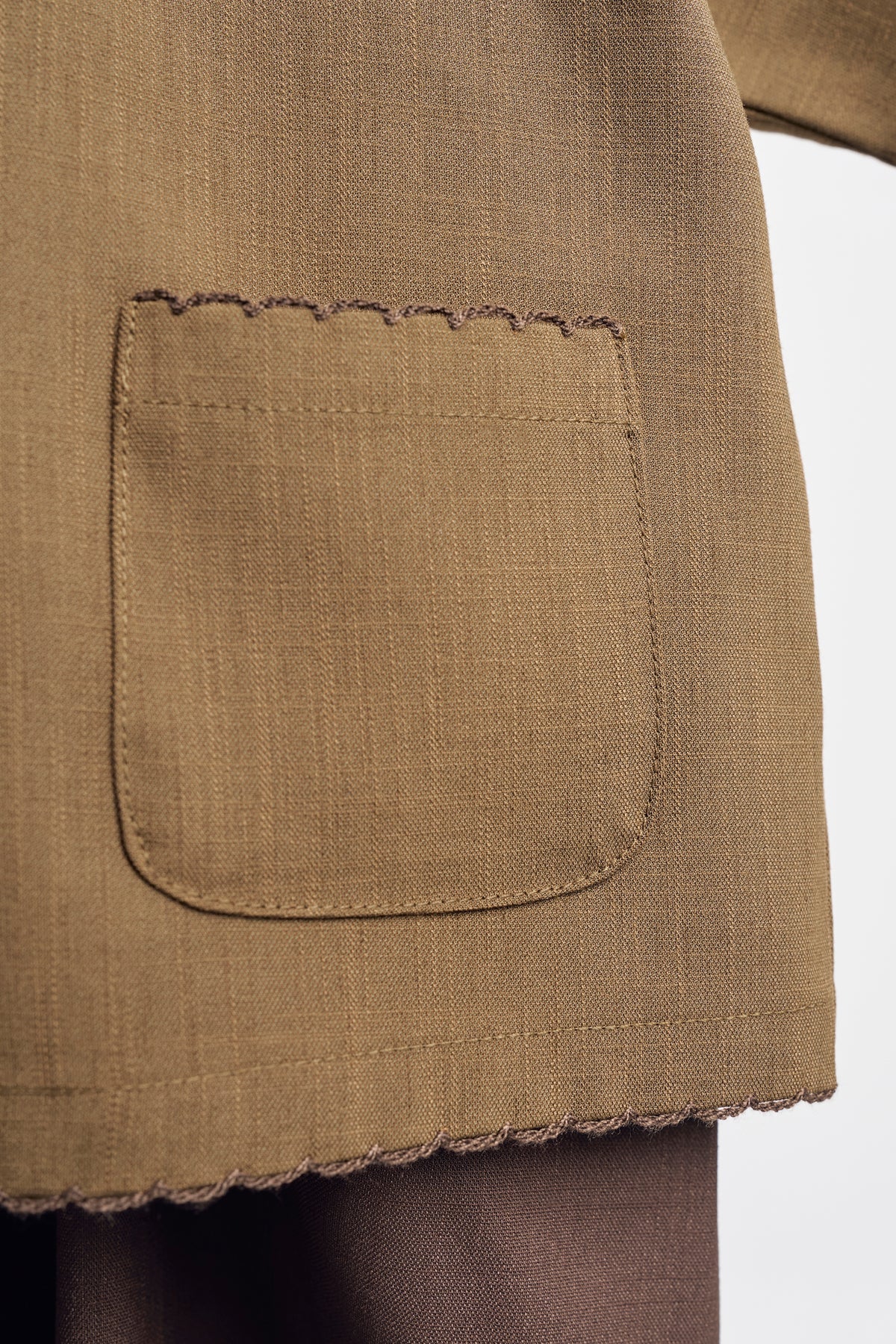 Kemudi Baby Girl Baju Kurung - Olive Brown