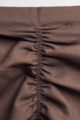 Kemudi Baby Girl Baju Kurung - Olive Brown