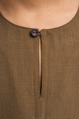 Kemudi Boys Top - Olive