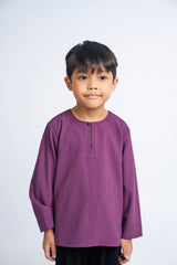 Kemudi Boys Top - Mulberry