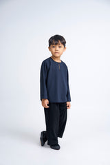 Kemudi Boys Top - Dark Blue