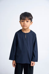 Kemudi Boys Top - Dark Blue
